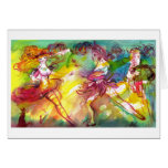 BALLET de CARNAVAL/mascarade vénitienne, danse, mu Carte De Vœux