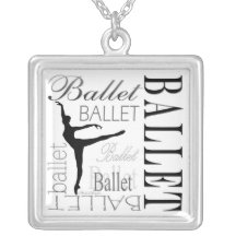 Ballet Necklace (white) - Arabesque