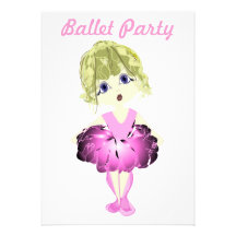 Ballet Party Invitation