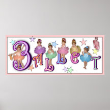 Ballet - Print  (White Background)