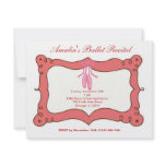Ballet Recital invitations