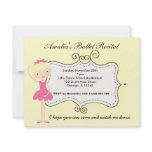 Ballet Recital invitations