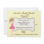 Ballet Recital invitations