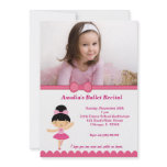 Ballet Recital invitations