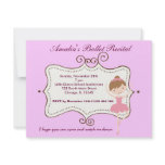 Ballet Recital invitations