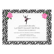 Ballet Recital Invitations