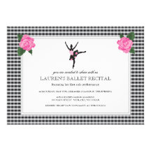Ballet Recital Invitations