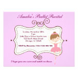 Ballet Recital Personalized Announcements