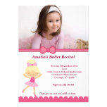Ballet Recital Personalized Invites