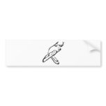 Ballet Shoes Magic Sketch Bumper Stickers