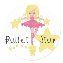Ballet Star Tshirts and Gifts Sticker