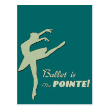 Ballet T-shirts, Stickers & Cards Postcards
