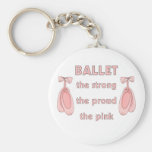 Ballet: The Brave The Strong The Pink Keychain