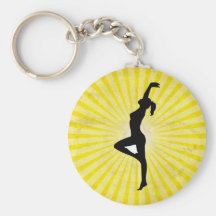 Ballet; yellow keychains