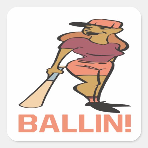 Ballin Sticker