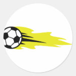 ballon de football brûlant adhésif
