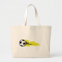 ballon de football brûlant sac en toile