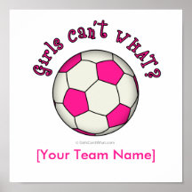 Ballon de football dans le rose affiches