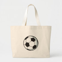 Ballon de football dans le style de bande dessinée sacs