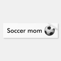 ballon de football, maman du football adhésifs pour voiture