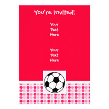 Ballon de football mignon faire-parts