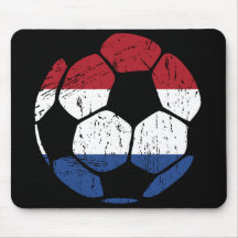Ballon de football néerlandais Mousepad Tapis De Souris