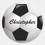 Ballon de football personnalisable autocollants
