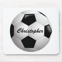 Ballon de football personnalisable tapis de souris