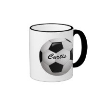 Ballon de football personnalisable tasses à café