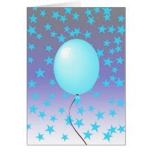 ballon de joyeux anniversaire carte