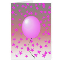 ballon de joyeux anniversaire carte de vœux