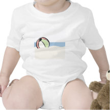 Ballon de plage coloré de N de cool ' T-shirt