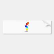 Ballons d'anniversaire autocollants pour voiture