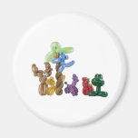 balloon animal group magnets