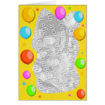 balloon border greeting card