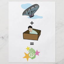 Balloon + Boy Hiding in Box = $$ Stardom $$ Custom Flyer