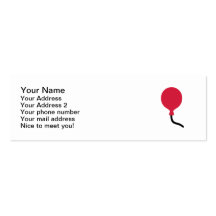 Balloon Business Card Template