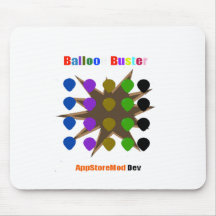 Balloon-Buster Mouse Pad