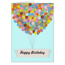 Balloon Celebration Greeting Cards