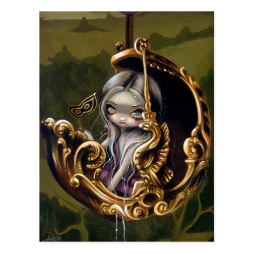 "Balloon Chariot" Postcard