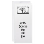 Balloon Clown & Ravens By Creepy Tree - B&W Rack Card Template