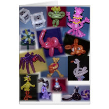 Balloon Collage Card