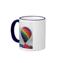 Balloon!   Colourful zigzag! Coffee Mugs