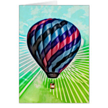 Balloon Fantasy Greeting Card