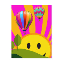 BALLOON FANTASY POSTCARD