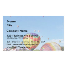 Balloon Feastival Event Business Cards