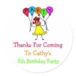 Balloon Girl, Thanks For Coming, Stickers