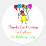 Balloon Girl, Thanks For Coming, Stickers
