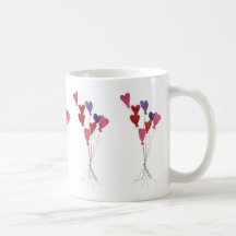 Balloon Heart Mugs & Drinkware