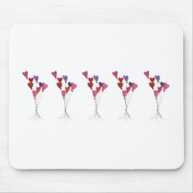 Balloon Hearts Mousepad